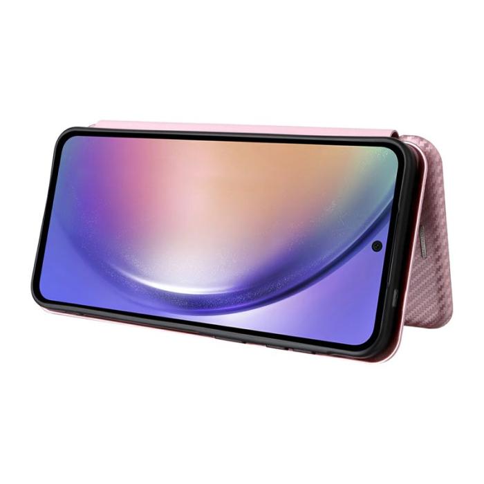 OEM - Mobilskal till Samsung Galaxy A57 PU Läder Drop-Skydd - Roséguld