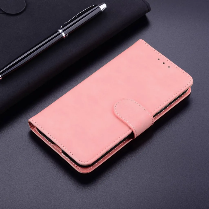 Taltech - Galaxy S23 Plånboksfodral med en rem - Rosa