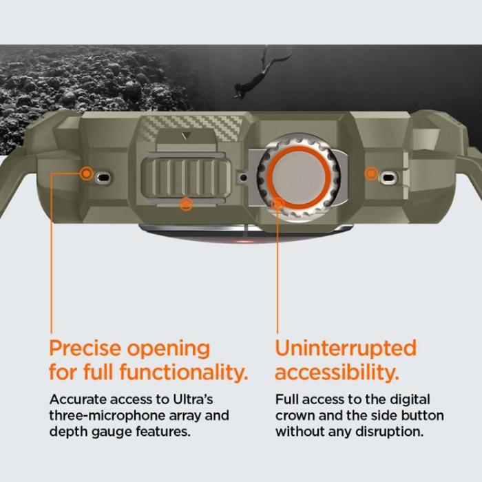 Spigen - Spigen Apple Watch Ultra (49mm) Armband Rugged Armor Pro