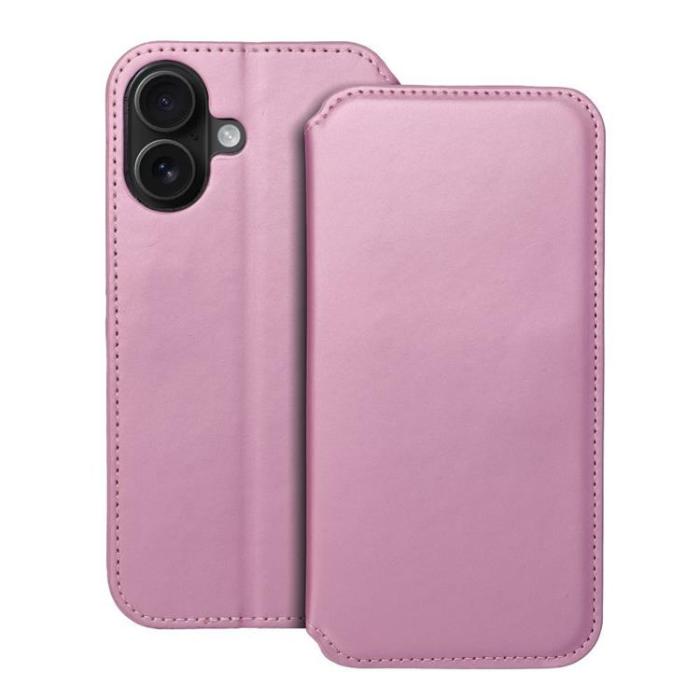 OEM - iPhone 16 Plus Plånboksfodral Dual Pocket - Rosa