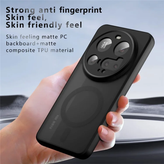 A-One Brand - Xiaomi 15 Ultra Mobilskal MagSafe Matte Skin Touch - Svart