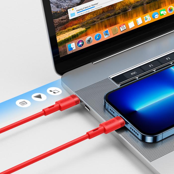 Joyroom - Joyroom USB-C - Lightning Kabel PD 20W 1.2m - Röd