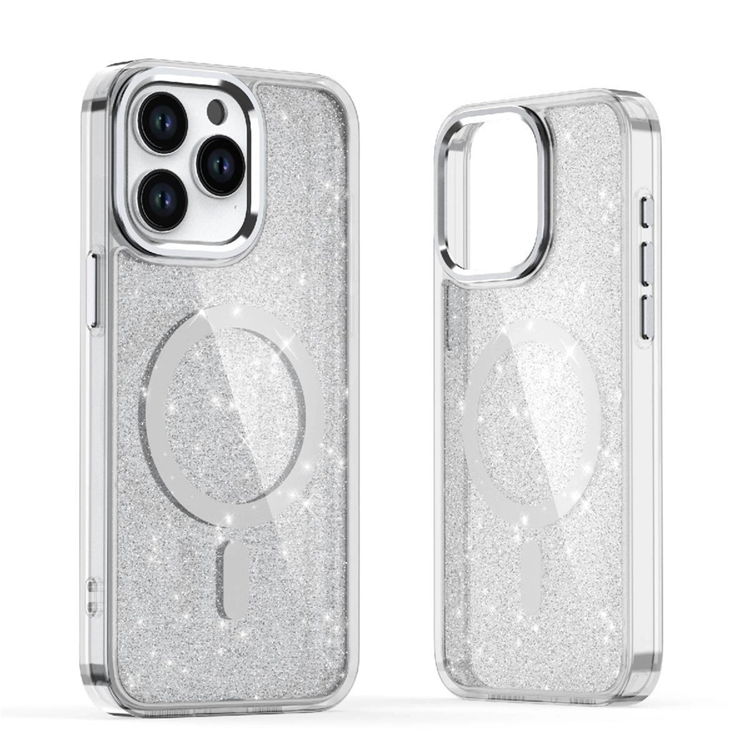iPhone 17 Mobilskal MagSafe Glitter - Semitransparent | 2353 | AlltMobil
