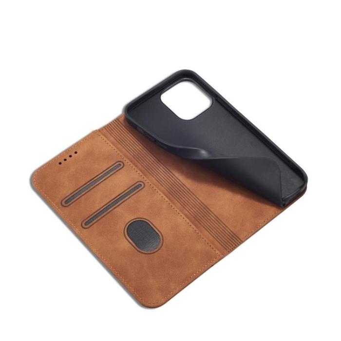 OEM - iPhone 13 Pro Plånboksfodral Magnet Fancy - Brun