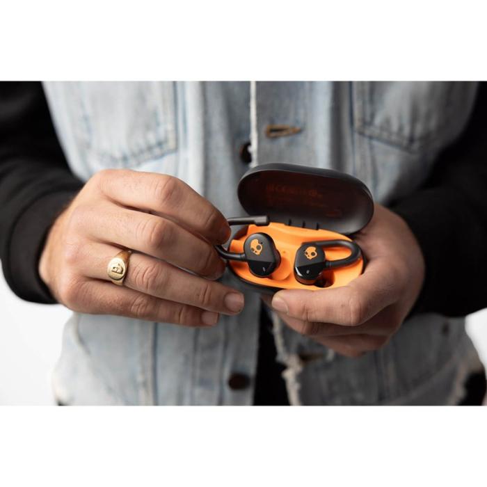 Skullcandy - SKULLCANDY Hörlur Push Play TWS In-Ear Svart/Orange