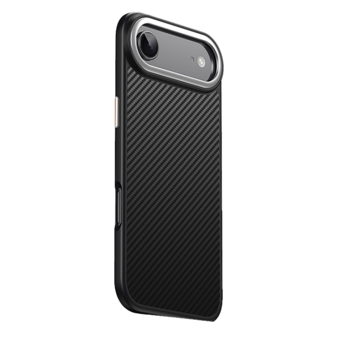 A-One Brand - iPhone 17 Air Mobilskal MagSafe Carbon Fiber - Svart/Silver