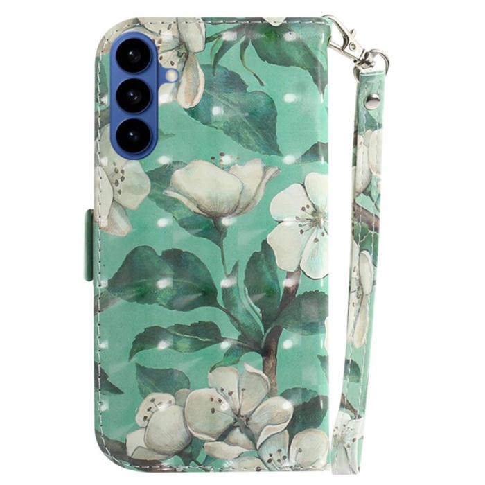 OEM - Plånboksfodral för Samsung Galaxy S26 Konstläder - Blommor