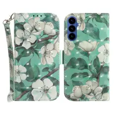 OEM - Pl&aring;nboksfodral f&ouml;r Samsung Galaxy S26 Konstl&auml;der - Blommor