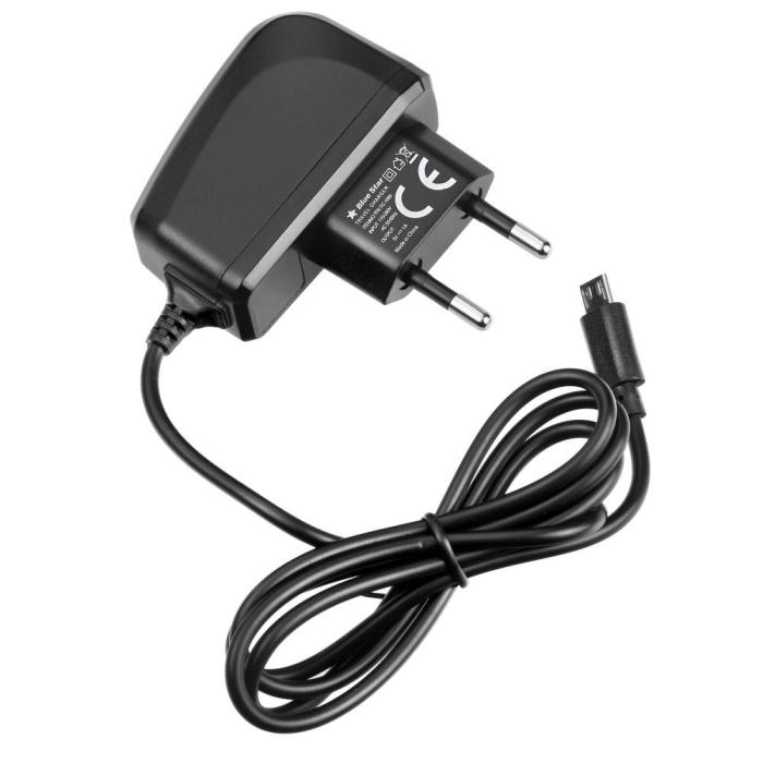 Blue Star - Blue Star Reseladdare Micro USB Universal 1A Blue Star
