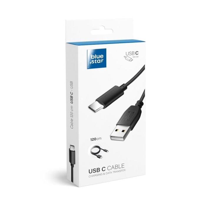 Blue Star - Blue Star USB-C till USB-A kabel 1.2 m