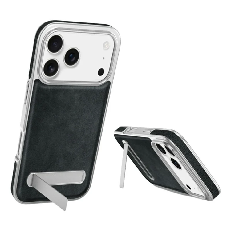 iPhone 17 Pro Mobilskal Matte Electroplated - Svart | 2353 | AlltMobil