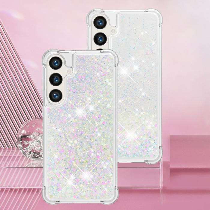 OEM - Mobilskal för Samsung Galaxy S26 Plus TPU med snodd - Laser / Hjärtan