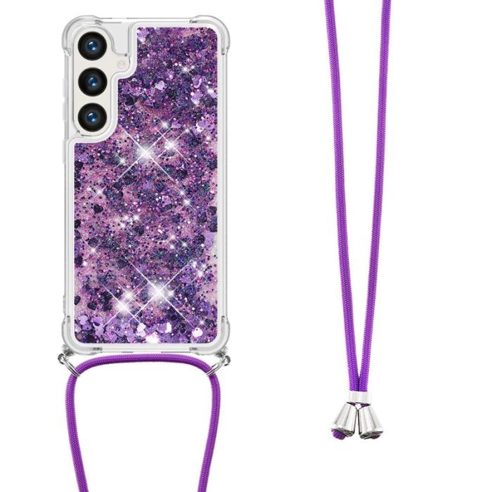 OEM - Mobilskal för Samsung Galaxy S26 Plus TPU med snodd - Mörklila