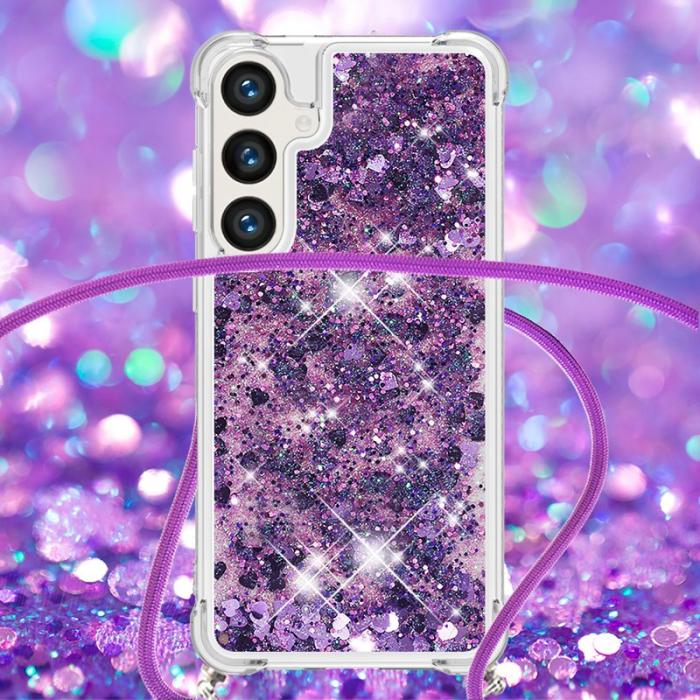 OEM - Mobilskal för Samsung Galaxy S26 Plus TPU med snodd - Mörklila