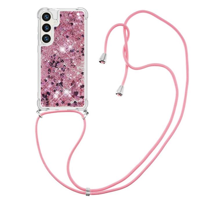 OEM - Mobilskal för Samsung Galaxy S26 Plus TPU med snodd - Roséguld