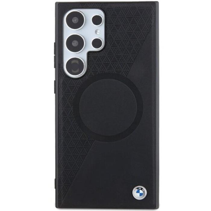 BMW - BMW Galaxy S24 Ultra Mobilskal Magsafe Half Textured & Circle
