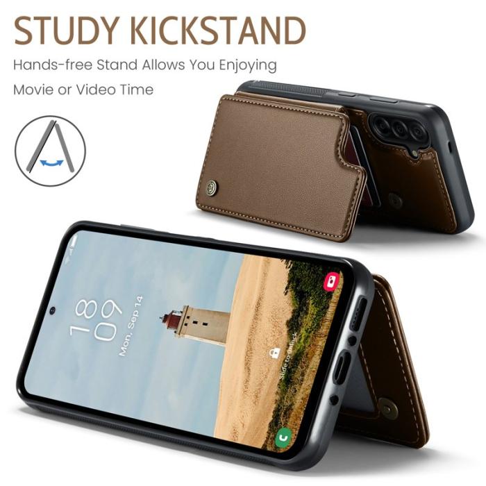 Caseme - CASEME C22 Fodral för Samsung Galaxy A17 5G/4G - Brun