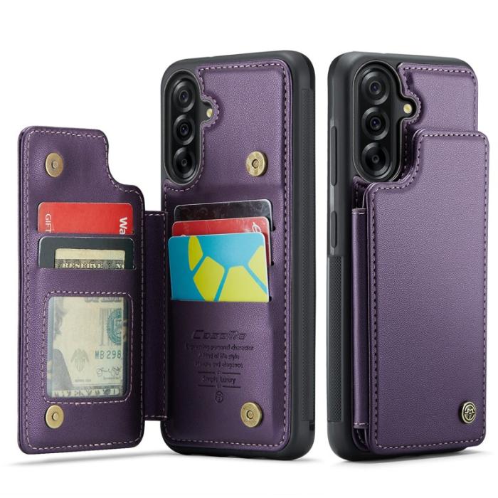 Caseme - CASEME C22 Fodral för Samsung Galaxy A17 5G/4G Lila med RFID