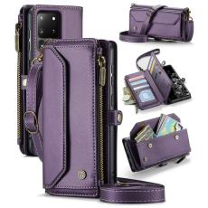 Caseme - CASEME Pl&aring;nboksfodral Konstl&auml;der till Samsung Galaxy S20 Ultra - Lila