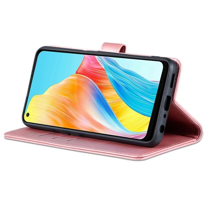 AZNS - AZNS Xiaomi Rödmi K60 Ultra 13T 13T Pro Plånboksfodral Konstläder - Roséguld