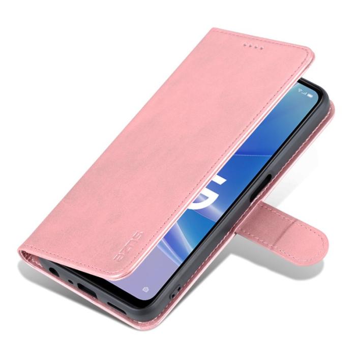 AZNS - AZNS Xiaomi Rödmi K60 Ultra 13T 13T Pro Plånboksfodral Konstläder - Roséguld