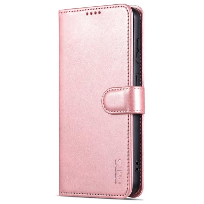 AZNS - AZNS Xiaomi Rödmi K60 Ultra 13T 13T Pro Plånboksfodral Konstläder - Roséguld