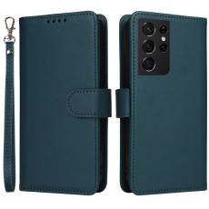 BETOPNICE - BETOPNICE Samsung Galaxy S21 Ultra 5G Pl&aring;nboksfodral Konstl&auml;der - Bl&aring;
