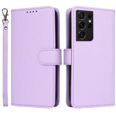 BETOPNICE - BETOPNICE Samsung Galaxy S21 Ultra 5G Pl&aring;nboksfodral Konstl&auml;der - Lila