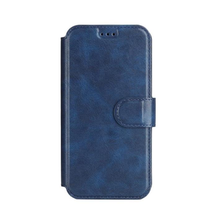 Boom of Sweden - BOOM iPhone 14 Plus Plånboksfodral Calfskin - Blå