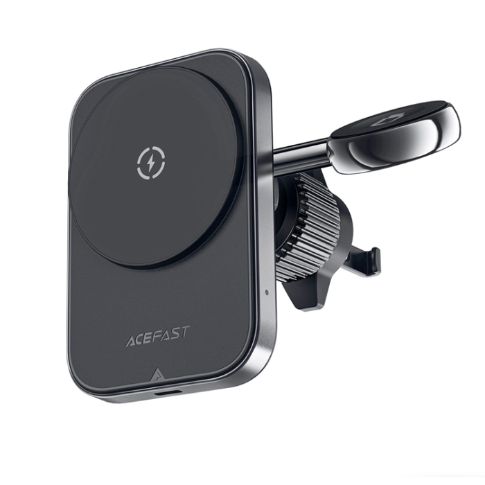 Acefast - Acefast Magsafe Bilhållare/Qi induktiv Laddare D18 - Svart