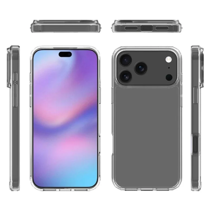 A-One Brand - iPhone 17 Pro Max Mobilskal Acrylic Shockproof - Transparent