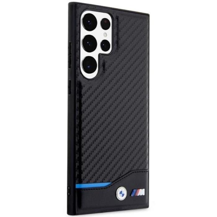 BMW - BMW Galaxy S23 Ultra Skal Läder Carbon - Svart