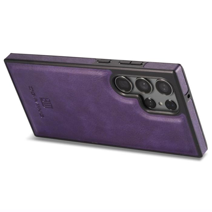 DG.MING - DG.MING Mobilskal till Samsung Galaxy S23 Ultra PU Läder+PC+TPU - Lila