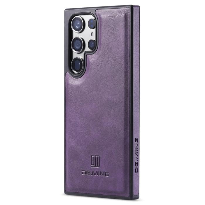 DG.MING - DG.MING Mobilskal till Samsung Galaxy S23 Ultra PU Läder+PC+TPU - Lila