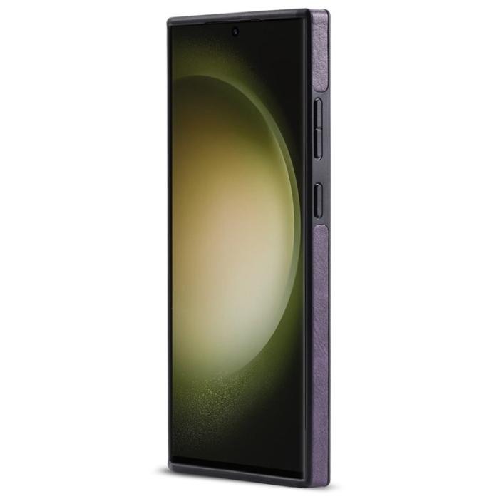 DG.MING - DG.MING Mobilskal till Samsung Galaxy S23 Ultra PU Läder+PC+TPU - Lila