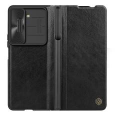 Nillkin - NILLKIN Qin Pro Series Fodral f&ouml;r Samsung Galaxy Z Fold5 - Svart