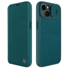 Nillkin - NILLKIN Qin Pro Series iPhone 14/13 Fodral Full Protection Gr&ouml;n