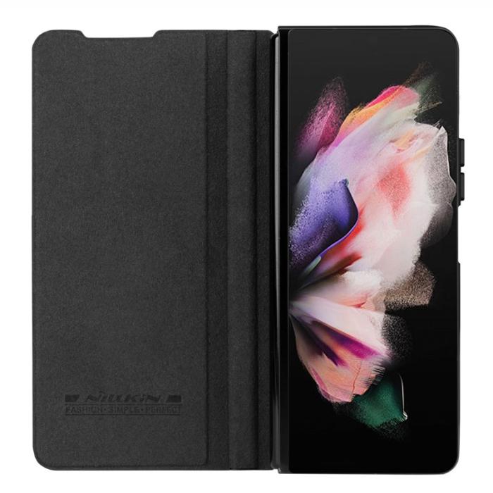 Nillkin - NILLKIN Qin Pro Series Fodral för Samsung Galaxy Z Fold5 - Svart