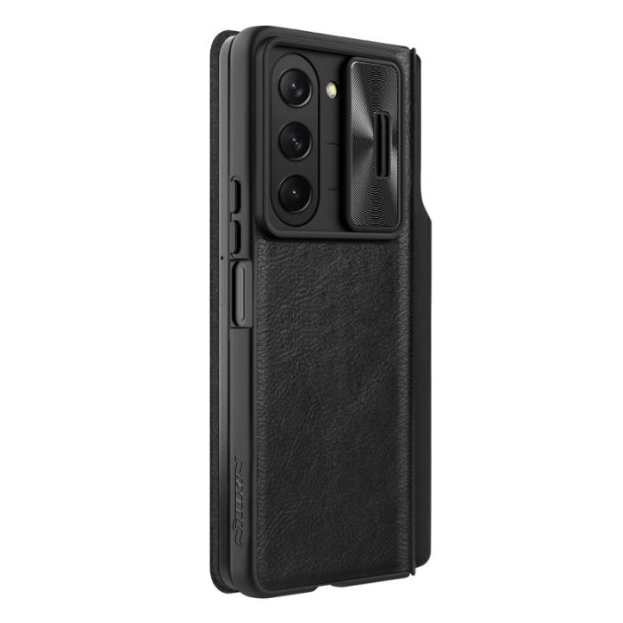 Nillkin - NILLKIN Qin Pro Series Fodral för Samsung Galaxy Z Fold5 - Svart