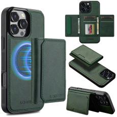 LC.imeeke - LC.IMEEKE L5 iPhone 16 Pro Fodral KonstL&auml;der - Gr&ouml;n