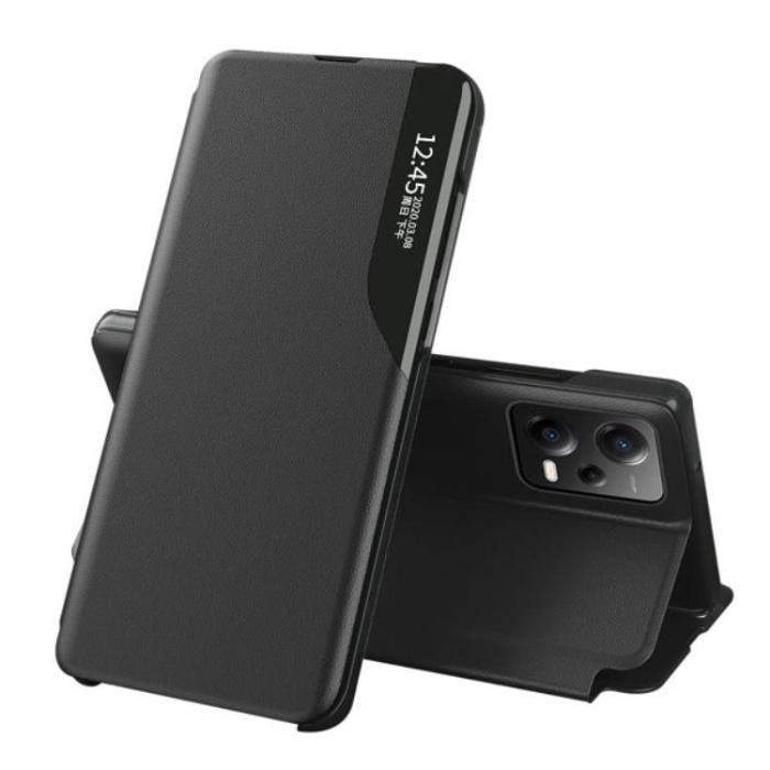 OEM - Xiaomi Redmi Note 12 5G Mobilfodral View - Svart