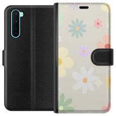 iSecrets - Plånboksfodral till OnePlus Nord med fejdande blommor