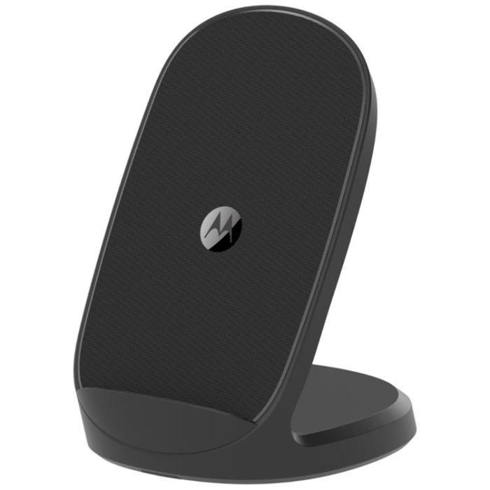 Motorola - Motorola Qi Trådlös Laddare 15W Stand Pad TurboPower - Svart