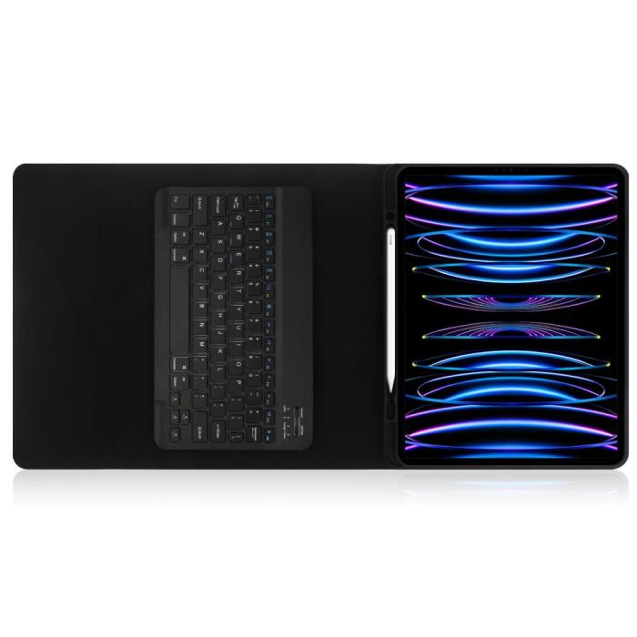 Tech-Protect - Tech-Protect iPad Pro 12.9 (2020/2021/2022) Fodral med Tangentbord - Svart