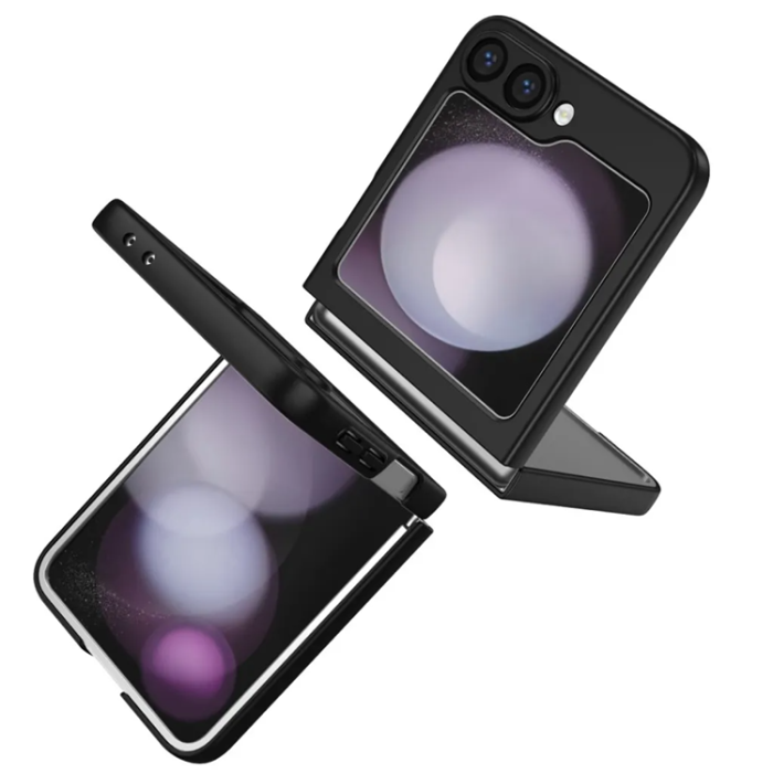 Taltech - Galaxy Z Flip 6 5G Mobilskal Ringhållare - Svart