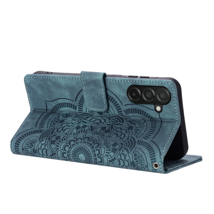 WANLONFENG - WANLONFENG Galaxy A26 Plånboksfodral med 2Pcs Härdat Glas MTL