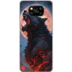 Gustaf - Mobilskal till Xiaomi Poco X3 NFC med Ylande varg