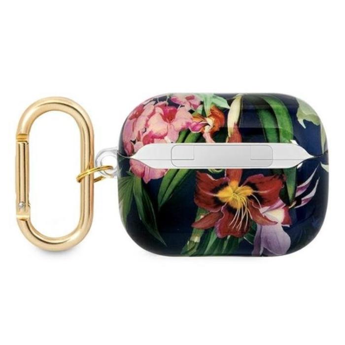 Guess - Guess AirPods Pro Skal Flower Strap Collection - Blå
