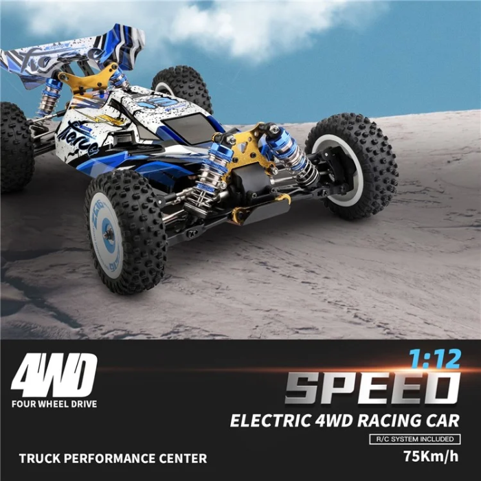 OEM - WLTOYS 1/12 2.4GHz Racerbil Off-Road RC Car Crawler 75km/h