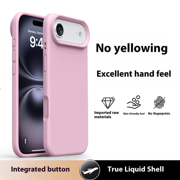 A-One Brand - iPhone Air Mobilskal Soft Microfiber Lining Silikon+PC - Rosa